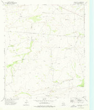 Castile Hill Texas Historical topographic map, 1:24000 scale, 7.5 X 7.5 Minute, Year 1973