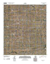 Castile Hill Texas Historical topographic map, 1:24000 scale, 7.5 X 7.5 Minute, Year 2010