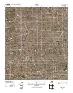 Castile Hill Texas Historical topographic map, 1:24000 scale, 7.5 X 7.5 Minute, Year 2010