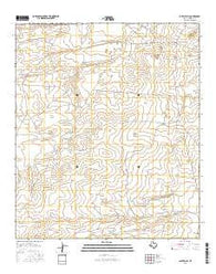 Castile Hill Texas Current topographic map, 1:24000 scale, 7.5 X 7.5 Minute, Year 2016
