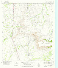 Castle Gap Texas Historical topographic map, 1:24000 scale, 7.5 X 7.5 Minute, Year 1974