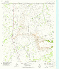 Castle Gap Texas Historical topographic map, 1:24000 scale, 7.5 X 7.5 Minute, Year 1974