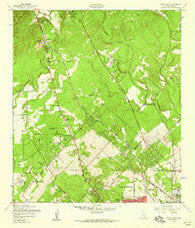 Castle Hills Texas Historical topographic map, 1:24000 scale, 7.5 X 7.5 Minute, Year 1953
