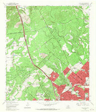 Castle Hills Texas Historical topographic map, 1:24000 scale, 7.5 X 7.5 Minute, Year 1967