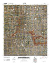 Castle Gap Texas Historical topographic map, 1:24000 scale, 7.5 X 7.5 Minute, Year 2010