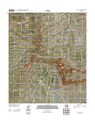 Castle Gap Texas Historical topographic map, 1:24000 scale, 7.5 X 7.5 Minute, Year 2012
