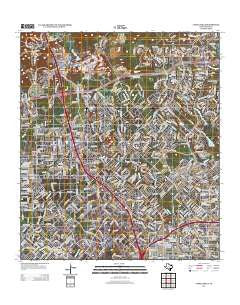 Castle Hills Texas Historical topographic map, 1:24000 scale, 7.5 X 7.5 Minute, Year 2013