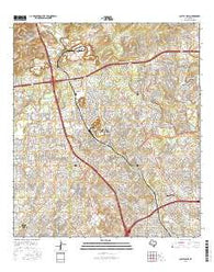 Castle Hills Texas Current topographic map, 1:24000 scale, 7.5 X 7.5 Minute, Year 2016