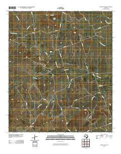 Castle Peak Texas Historical topographic map, 1:24000 scale, 7.5 X 7.5 Minute, Year 2010