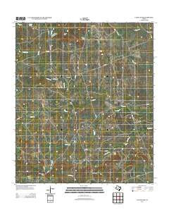 Castle Peak Texas Historical topographic map, 1:24000 scale, 7.5 X 7.5 Minute, Year 2012