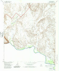 Castolon Texas Historical topographic map, 1:24000 scale, 7.5 X 7.5 Minute, Year 1971
