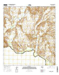 Castolon Texas Current topographic map, 1:24000 scale, 7.5 X 7.5 Minute, Year 2016