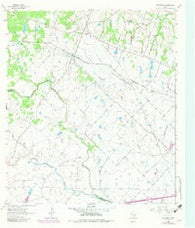 Cat Spring Texas Historical topographic map, 1:24000 scale, 7.5 X 7.5 Minute, Year 1963