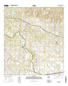 Cat Spring Texas Current topographic map, 1:24000 scale, 7.5 X 7.5 Minute, Year 2016