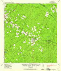 Catarina Texas Historical topographic map, 1:62500 scale, 15 X 15 Minute, Year 1940