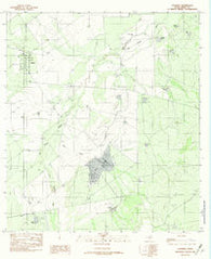 Catarina Texas Historical topographic map, 1:24000 scale, 7.5 X 7.5 Minute, Year 1982