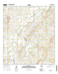 Catarina Texas Current topographic map, 1:24000 scale, 7.5 X 7.5 Minute, Year 2016