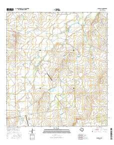 Catarina Texas Current topographic map, 1:24000 scale, 7.5 X 7.5 Minute, Year 2016