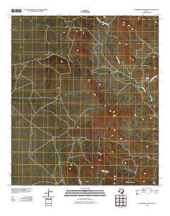 Cathedral Mountain Texas Historical topographic map, 1:24000 scale, 7.5 X 7.5 Minute, Year 2010