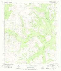 Causey Draw Texas Historical topographic map, 1:24000 scale, 7.5 X 7.5 Minute, Year 1973