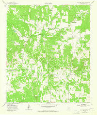 Cave Creek School Texas Historical topographic map, 1:24000 scale, 7.5 X 7.5 Minute, Year 1961