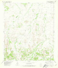 Cave Mesa SE Texas Historical topographic map, 1:24000 scale, 7.5 X 7.5 Minute, Year 1980