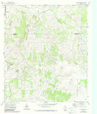 Cave Spring Texas Historical topographic map, 1:24000 scale, 7.5 X 7.5 Minute, Year 1972