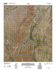 Cave Mesa NE Texas Historical topographic map, 1:24000 scale, 7.5 X 7.5 Minute, Year 2010