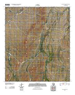 Cave Mesa NE Texas Historical topographic map, 1:24000 scale, 7.5 X 7.5 Minute, Year 2010
