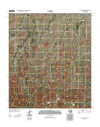 Cave Mesa SE Texas Historical topographic map, 1:24000 scale, 7.5 X 7.5 Minute, Year 2012
