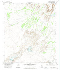 Cavett Lake Texas Historical topographic map, 1:24000 scale, 7.5 X 7.5 Minute, Year 1972