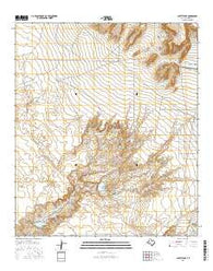 Cavett Lake Texas Current topographic map, 1:24000 scale, 7.5 X 7.5 Minute, Year 2016