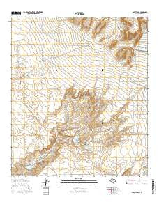 Cavett Lake Texas Current topographic map, 1:24000 scale, 7.5 X 7.5 Minute, Year 2016
