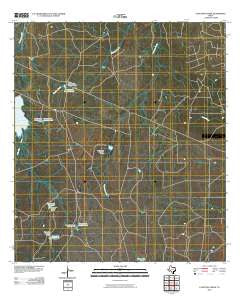 Cayetano Creek Texas Historical topographic map, 1:24000 scale, 7.5 X 7.5 Minute, Year 2010