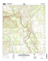 Cayman Lake Texas Current topographic map, 1:24000 scale, 7.5 X 7.5 Minute, Year 2016