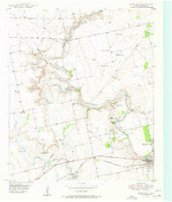 Cedar Bend Texas Historical topographic map, 1:24000 scale, 7.5 X 7.5 Minute, Year 1950