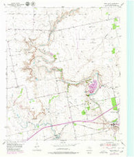 Cedar Bend Texas Historical topographic map, 1:24000 scale, 7.5 X 7.5 Minute, Year 1950