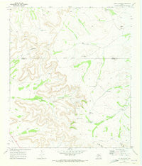 Cedar Canyon Texas Historical topographic map, 1:24000 scale, 7.5 X 7.5 Minute, Year 1970