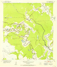 Cedar Lane Texas Historical topographic map, 1:24000 scale, 7.5 X 7.5 Minute, Year 1952