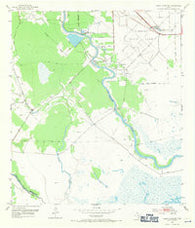 Cedar Lane NE Texas Historical topographic map, 1:24000 scale, 7.5 X 7.5 Minute, Year 1952