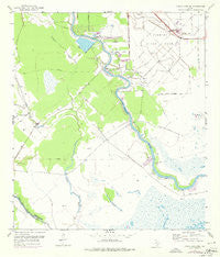 Cedar Lane NE Texas Historical topographic map, 1:24000 scale, 7.5 X 7.5 Minute, Year 1952