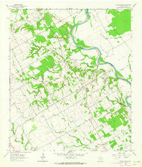 Cedar Springs Texas Historical topographic map, 1:24000 scale, 7.5 X 7.5 Minute, Year 1962