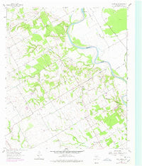 Cedar Springs Texas Historical topographic map, 1:24000 scale, 7.5 X 7.5 Minute, Year 1962