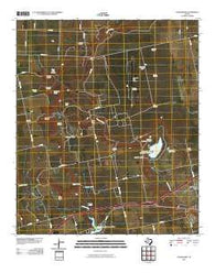 Cedar Bend Texas Historical topographic map, 1:24000 scale, 7.5 X 7.5 Minute, Year 2010