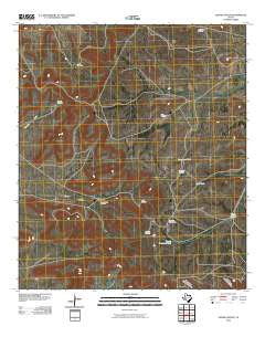 Cedar Canyon Texas Historical topographic map, 1:24000 scale, 7.5 X 7.5 Minute, Year 2010