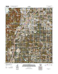 Cedar Hill Texas Historical topographic map, 1:24000 scale, 7.5 X 7.5 Minute, Year 2012