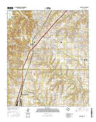 Cedar Hill Texas Current topographic map, 1:24000 scale, 7.5 X 7.5 Minute, Year 2016