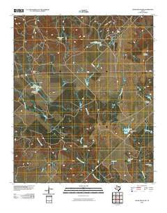 Cedar Mountain Texas Historical topographic map, 1:24000 scale, 7.5 X 7.5 Minute, Year 2010
