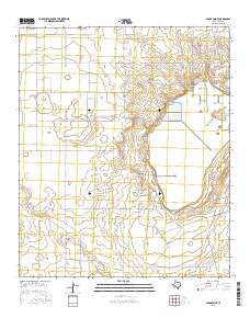 Cedar Point Texas Current topographic map, 1:24000 scale, 7.5 X 7.5 Minute, Year 2016