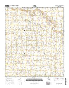Cedar Point Ranch Texas Current topographic map, 1:24000 scale, 7.5 X 7.5 Minute, Year 2016